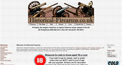 Desktop Screenshot of historical-firearms.co.uk